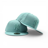 Tonal Mint Green New York Yankees Gray Bottom Color Pack New Era 59Fifty Fitted