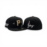 Black Pittsburgh Pirates Gray Bottom Looney Tunes Bugs Bunny New Era 59Fifty Fitted