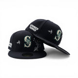 Navy Blue Seattle Mariners Gray Bottom Looney Tunes Bugs Bunny New Era 59Fifty Fitted