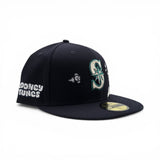 Navy Blue Seattle Mariners Gray Bottom Looney Tunes Bugs Bunny New Era 59Fifty Fitted