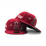 Red Los Angeles Angels Gray Bottom Looney Tunes Bugs Bunny New Era 59Fifty Fitted