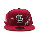 Red St. Louis Cardinals Gray Bottom Looney Tunes Bugs Bunny New Era 59Fifty Fitted