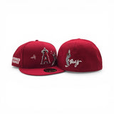 Red Los Angeles Angels Gray Bottom Looney Tunes Bugs Bunny New Era 59Fifty Fitted
