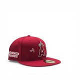 Red Los Angeles Angels Gray Bottom Looney Tunes Bugs Bunny New Era 59Fifty Fitted
