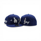 Royal Blue Los Angeles Dodgers Gray Bottom Looney Tunes Bugs Bunny New Era 59Fifty Fitted