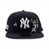 Navy Blue New York Yankees Gray Bottom Looney Tunes Bugs Bunny New Era 59Fifty Fitted
