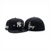 Navy Blue New York Yankees Gray Bottom Looney Tunes Bugs Bunny New Era 59Fifty Fitted