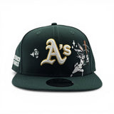 Dark Green Oakland Athletics Gray Bottom Looney Tunes Bugs Bunny 9Fifty Snapback