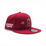 Red Los Angeles Angels Gray Bottom Looney Tunes Bugs Bunny 9Fifty Snapback