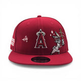 Red Los Angeles Angels Gray Bottom Looney Tunes Bugs Bunny 9Fifty Snapback