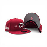 Red Washington Nationals Gray Bottom Looney Tunes Bugs Bunny 9Fifty Snapback