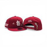 Red St. Louis Cardinals Pink Bottom Looney Tunes Lola Bunny 9Fifty Snapback