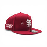 Red St. Louis Cardinals Pink Bottom Looney Tunes Lola Bunny 9Fifty Snapback