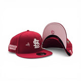 Red St. Louis Cardinals Pink Bottom Looney Tunes Lola Bunny 9Fifty Snapback