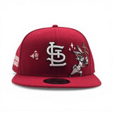 Red St. Louis Cardinals Gray Bottom Looney Tunes Bugs Bunny 9Fifty Snapback