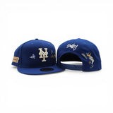 Royal Blue New York Mets Citrus Orange Bottom Looney Tunes Daffy Duck 9Fifty Snapback