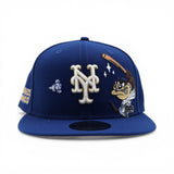 Royal Blue New York Mets Tan Bottom Looney Tunes Tasmanian Devil 9Fifty Snapback