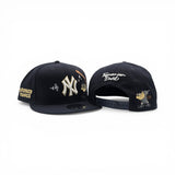 Navy Blue New York Yankees Tan Bottom Looney Tunes Tasmanian Devil 9Fifty Snapback