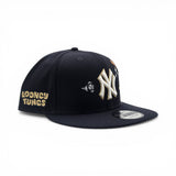 Navy Blue New York Yankees Tan Bottom Looney Tunes Tasmanian Devil 9Fifty Snapback