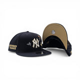 Navy Blue New York Yankees Tan Bottom Looney Tunes Tasmanian Devil 9Fifty Snapback