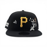 Black Pittsburgh Pirates Gray Bottom Looney Tunes Bugs Bunny 9Fifty Snapback
