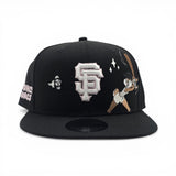 Black San Francisco Giants Pink Bottom Looney Tunes Lola Bunny 9Fifty Snapback