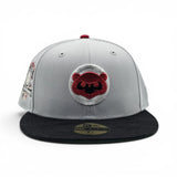 Snow Gray Chicago Cubs Black Visor Green Bottom 1990 All Star Game Side Patch New Era 59Fifty Fitted