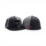 Storm Gray/Graphite Pinwheel Chicago Cubs Black Visor Gray Bottom 1990 All Star Game Side Patch New Era 59Fifty Fitted