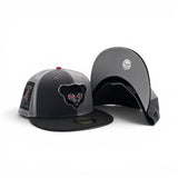 Storm Gray/Graphite Pinwheel Chicago Cubs Black Visor Gray Bottom 1990 All Star Game Side Patch New Era 59Fifty Fitted