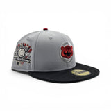 Snow Gray Chicago Cubs Black Visor Green Bottom 1990 All Star Game Side Patch New Era 59Fifty Fitted
