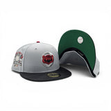 Snow Gray Chicago Cubs Black Visor Green Bottom 1990 All Star Game Side Patch New Era 59Fifty Fitted