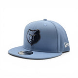 Sky Blue Memphis Grizzlies Gray Bottom 2026 NBA Draft Rhinestone Logo New Era 9Fifty Snapback