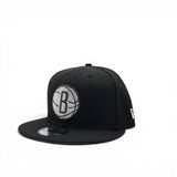 Black Brooklyn Nets Gray Bottom 2026 NBA Draft Rhinestone Logo New Era 9Fifty Snapback