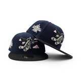 Oceanside Blue Los Angeles Angels Black Visor Gray Bottom 2010 All Star Game Side Patch Cartoon Pack New Era 59Fifty Fitted