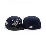Oceanside Blue Los Angeles Angels Black Visor Gray Bottom 2010 All Star Game Side Patch Cartoon Pack New Era 59Fifty Fitted