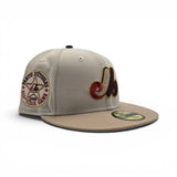 Stone Montreal Expos Camel Visor Gray Bottom 1982 All Star Game New Era 59Fifty Fitted
