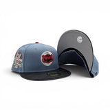 Faded Blue Chicago Cubs Black Camo Visor Gray Bottom 1990 All Star Game Side Patch New Era 59Fifty Fitted