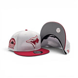 White Toronto Blue Jays Red Visor Gray Bottom 1991 All Star Game Side Patch New Era 9Fifty Snapback