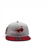 White Toronto Blue Jays Red Visor Gray Bottom 1991 All Star Game Side Patch New Era 9Fifty Snapback