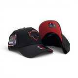 Black New York Knicks Curved Brim Orange Bottom 1998 All Star Weekend Side Patch New Era 9Forty Snapback