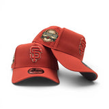 Orange San Francisco Giants Curved Brim Gray Bottom 2000 Inaugural Year Side Patch New Era 9Forty Snapback