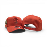 Orange San Francisco Giants Curved Brim Gray Bottom 2000 Inaugural Year Side Patch New Era 9Forty Snapback