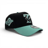 Black Toronto Blue Jays Mint Curved Brim Gray Bottom 1993 World Series Side Patch New Era A-Frame 9Forty Snapback