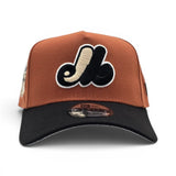 Rust Orange Montreal Expos Black Curved Brim Gray Bottom 1982 All Star Game Side Patch New Era 9Forty Snapback
