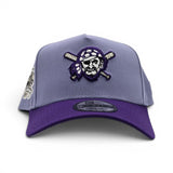 Lavender Pittsburgh Pirates Purple Curved Brim Gray Bottom 1994 All Star Game Side Patch New Era A-Frame 9Forty Snapback