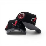 Black Montreal Expos Dark Gray Curved Brim Gray Bottom 1982 All Star Game Side Patch New Era 9Forty Snapback