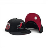 Black Montreal Expos Red Bottom 1982 All Star Game New Era 59Fifty Fitted