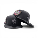 Dark Gray New York Yankees Gray Bottom 2000 Subway Series Side Patch New Era 59Fifty Fitted