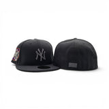 Dark Gray New York Yankees Gray Bottom 2000 Subway Series Side Patch New Era 59Fifty Fitted