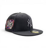Dark Gray New York Yankees Gray Bottom 2000 Subway Series Side Patch New Era 59Fifty Fitted